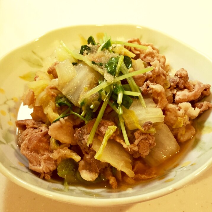 大根おろしで柔らか 豚こま切れと白菜のポン酢煮 レシピ 作り方 By おりぃ 楽天レシピ